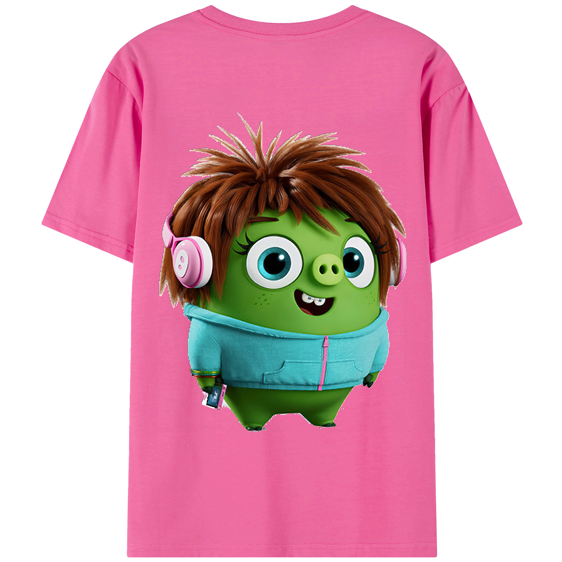 （画像用） Angry Birds アングリーバード レディース半袖Tシャツ(バックプリント)